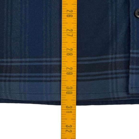 Lululemon Men's Mason Peak Plaid Flannel Blue XXL - Picture 12 of 12